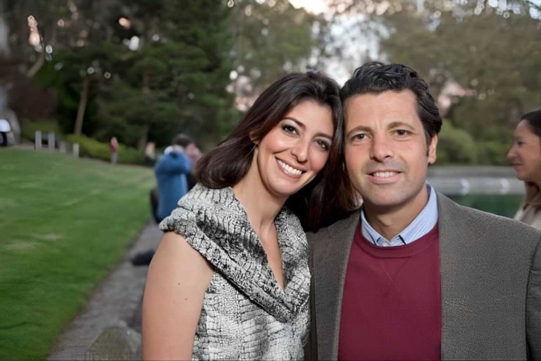 Andre Hakkak with his wife Marissa Shipman