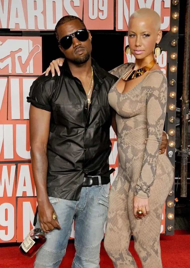 Kanye West and Amber Rose