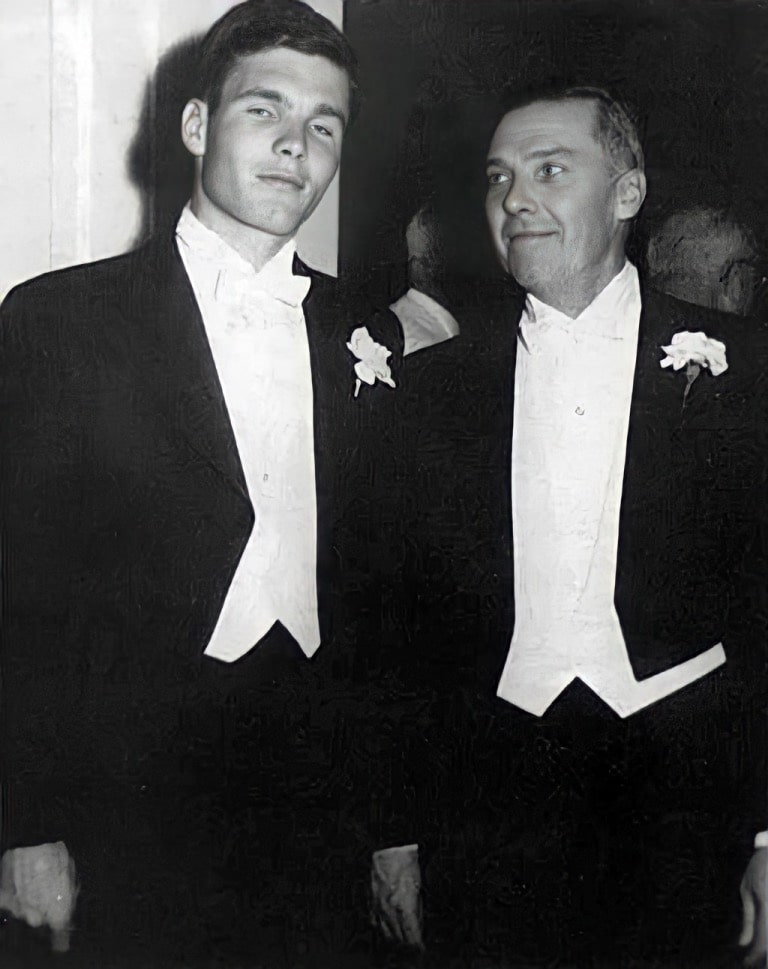 Robert Edward Turner and his father, Robert Edward Turner II