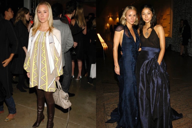 Emily Threlkeld attended a fashion party, She and Susan Solomon participated in a charity activity